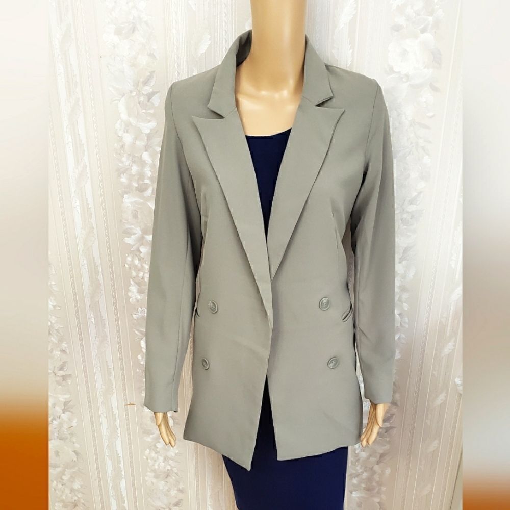 Rachel Zoe Double Breasted Open Front Blazer NWT